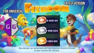 Latest hack method Fishdom All vouchers for universal GameGuardian No Root