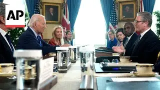 Biden and Starmer meet as Ukraine pushes to ease weapons restrictions