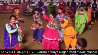 SK GROUP ANAND LIVE GARBA VRUNDAVAN VRYM 14-10-2018