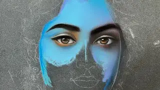 Itta realistic 🤩🤔Soft Pastel Drawing Karne ka Simple Tareeka | Painting Shri  Krishna