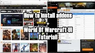 Как установить дополнения в World Of Warcraft + обучающий материал по пользовательскому интерфейсу!