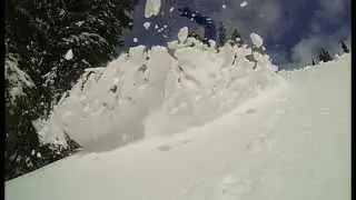 GoPro: Super slow motion snowboarding. GoPro setting at 240fps, slowed to 15