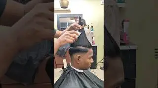 Easy way to cut long hair short 🤩 #shorts #ytshorts #haircut #hairstyle