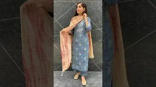 #shortvideo New Designs Printed Cotton Salwar Suit For Girls #trending #viralshort #youtubeshorts