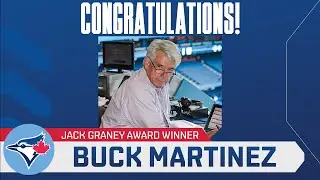 Buck Martinez is the 2023 Jack Graney Award Winner!