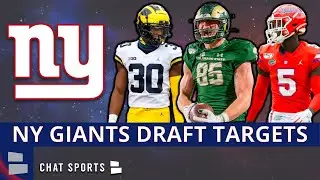 NY Giants Draft Targets Ft. Daxton Hill, Cole Strange, Kaiir Elam, Trey McBride & Christian Watson