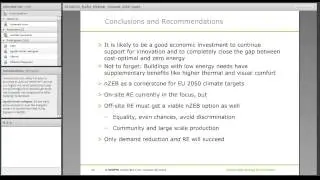 Towards nearly zero energy buildings