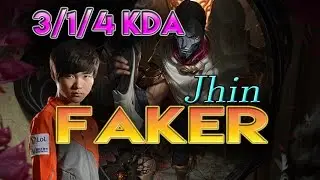 SKT T1 Faker Premade SKT Team - Jhin ADC vs Corki - KR Challenger