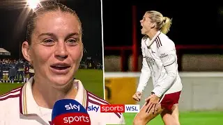 Alessia Russo's FULL post-match reaction as Arsenal dominate West Ham 😤