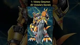Top 5 Greymon Favoritos #digimon #greymon #short #shorts