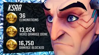 Ksaa Top 22 Carry Sigma [ Overwatch Season 28 Top 500 ]