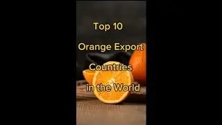 Top 10 Orange Exporter Countries in the World|#trending #viral #ytshorts #youtubeshorts