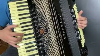 Todos os registros da Scandalli Super L (timbres teclado e baixos)