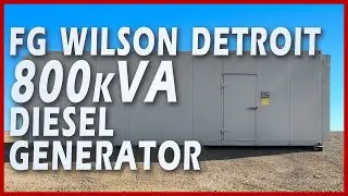 FG Wilson Detroit Diesel Generator 800kVA - XP80025 Test #detroit | #fgwilson Authorised Dealer