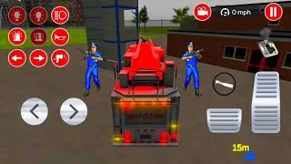 Real Fire Truck Driving Simulator 2020 - New Fire Fighting Fireman's Daily Job - Android GamePlay #7
