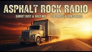ASPHALT ROCK RADIO &ndash; SUNSET DUST & GOLD MIX | SOFT RIFFS & QUIET ROADS | #DustAndGold