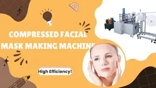 Disposable Compressed  Facial Mask Making Machine| Automatic Coin Facial Mask Towel Making Machine