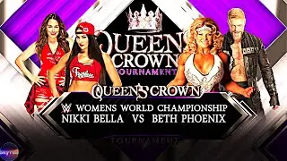 Wwe 2K23 - Beth Phoenix vs Nikki Bella (WORLD WOMEN'S CHAMPION) [QUEEN OF THE RING]