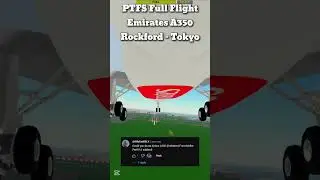 PTFS FULL FLIGHT - IMLR to IPPH | Airbus 350 #ptfs #flight #ptfsfullflight #aviation #fullflight