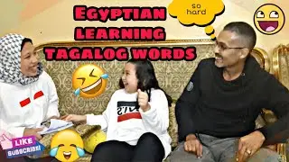 #learningtagalogwords #filipinolanguage  EGYPTIAN LEARNING TAGALOG WORDS / Mamit Alyaa vlog