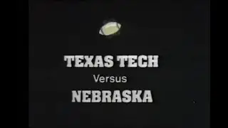1976 Bluebonnet Bowl #9 Texas Tech vs #13 Nebraska No Huddle