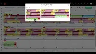 Monthly schedule view demo 11 12