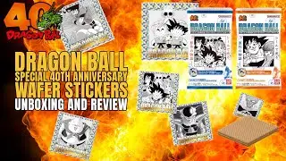 Dragon Ball Special 40th Anniversary Wafer Stickers with Original Toriyama Manga Art!