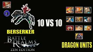 Shale Armored BERSERKER 10vs10 DRAGON Units - Battle Realms ZE