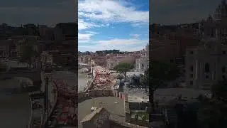 Vistas desde el Castel Sant ' Angelo, Roma.
