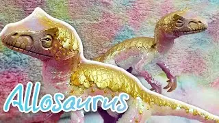OPALESCENT ALLOSAURUR || Posable ArtDoll Tutorial