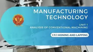 1.11.1 Honing and Lapping | ME405 |