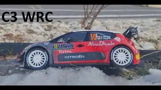 CRASH INTO SNOW ? CITROEN C3 WRC RALLY MONTE CARLO KRISS MEEKE 1:18 SCALE MODEL UNBOXING NOREV