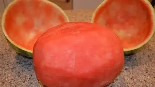 Skin Watermelon Trick - How to Skin a watermelon