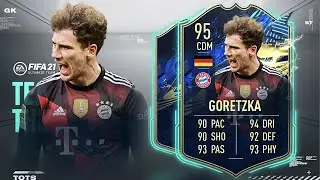 FIFA 21: LEON GORETZKA 95 TOTS PLAYER REVIEW I FIFA 21 ULTIMATE TEAM