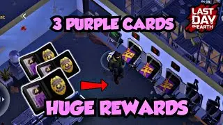 3 PURPLE CARDS OPENING AT BLACKPORT PD - Last day on earth survival LDOE