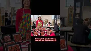 Ms Carry leads Lunar New Year Story  at Sydenham Library London #artcarryhornby #lunarnewyear