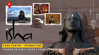 Isha temple at Coimbatore ✨📿🌸🛕| A Day of Peace & Positivity 🧘&zwj;♂️✨ #trending #youtube #isha #vlog  