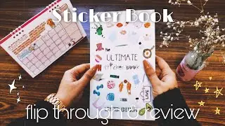 Space and Beauty Ultimate Sticker Book | Flip Through & Review | Lets Goal Planner Stickers | India