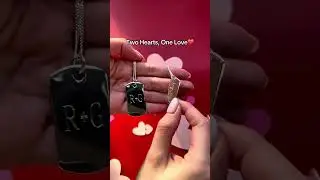 Matching His & Hers Dog Tag Necklaces