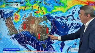 Oz Weather to Jan 31: Tropical lows, WA rain & southern heat