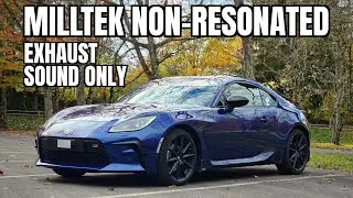 GR86 - Exhaust drive sound - Milltek non resonated