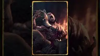 Vildkaarl - Beautifully Animated Premium Card from Gwent #shorts
