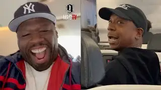 50 Cent подшутил над Ja Rule после того, как Тони Яйо и Дядя Мурда вытолкнули его из самолета! ✈️