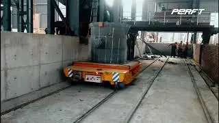 Ladle Transfer Car on Rail Battery Powered for Smelter Foundry