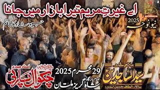 Ay Ghairat E Maryam Tera Bazar Ma Jana | Chakwal Party Noha 2025 | 29 Muharram 2025 Multan