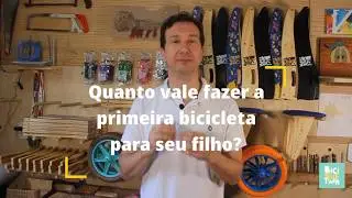 Kit Faça Você Mesmo DIY Bicicleta de Equilíbrio Sem Pedal Biciquetinha