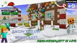 Baraf Ka Yodha Bana Rahe Hain! MINECRAFT #viral #trending #merrychristmas2025 #minecraft