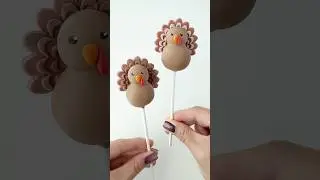 Кейк-попсы с индейкой на День благодарения | My Little Cakepop!