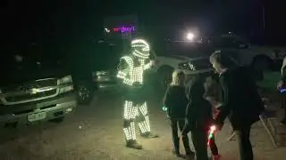 LED armor light suit