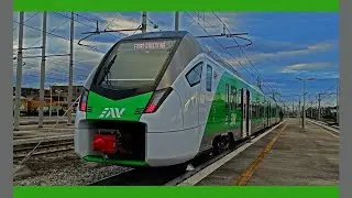 NUOVI TRENI PER EAV : Corsa di pre-esercizio per il nuovo ATR 803.302 (P.1/2).
